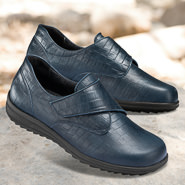 Chaussures de confort LadySko : modle Vera II, bleu fonc