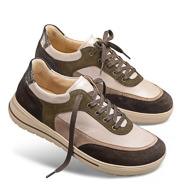 Chaussures de confort Helvesko : modle Indra, marron/beige