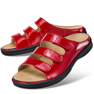 Chaussures de confort Helvesko : modle Xena, rouge