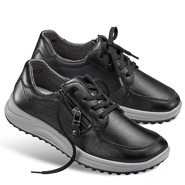 Chaussures de confort Helvesko : modle Flexi, noir