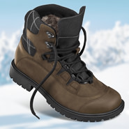 Chaussures de confort Helvesko : modle Sherpa Tex, marron fonc