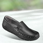 Chaussures de confort Helvesko : modle William, noir