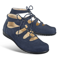 Chaussures de confort Helvesko : modle Naema, bleu fonc