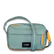 Sac  main femme stop-pickpocket turquoise