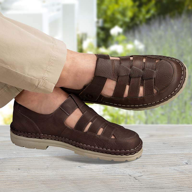 Chaussure confort dansko : BORIS YAK, marron fonc Image 4
