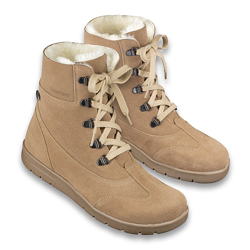 Chaussures de confort Helvesko : mod�le Rovala, beige