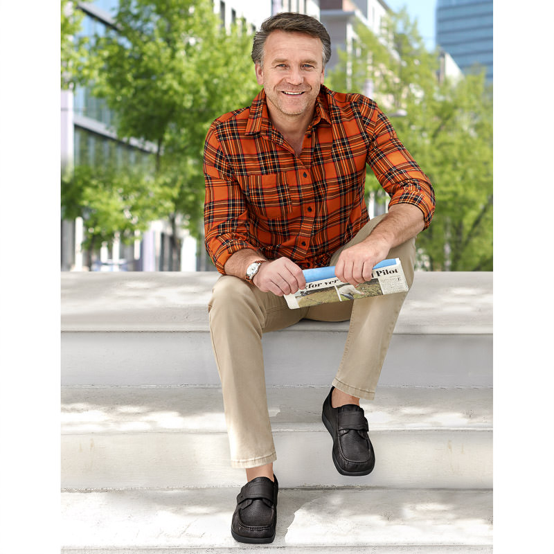 Chaussures de confort dansko : mod�le Grand Luxe Elk, noir Image 3