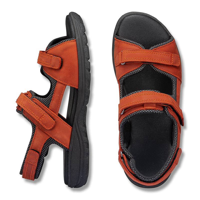 Chaussures de confort Helvesko : modle Sama, terre cuite Image 2