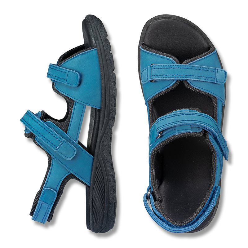 Chaussures de confort Helvesko : modle Sama, bleu Image 2