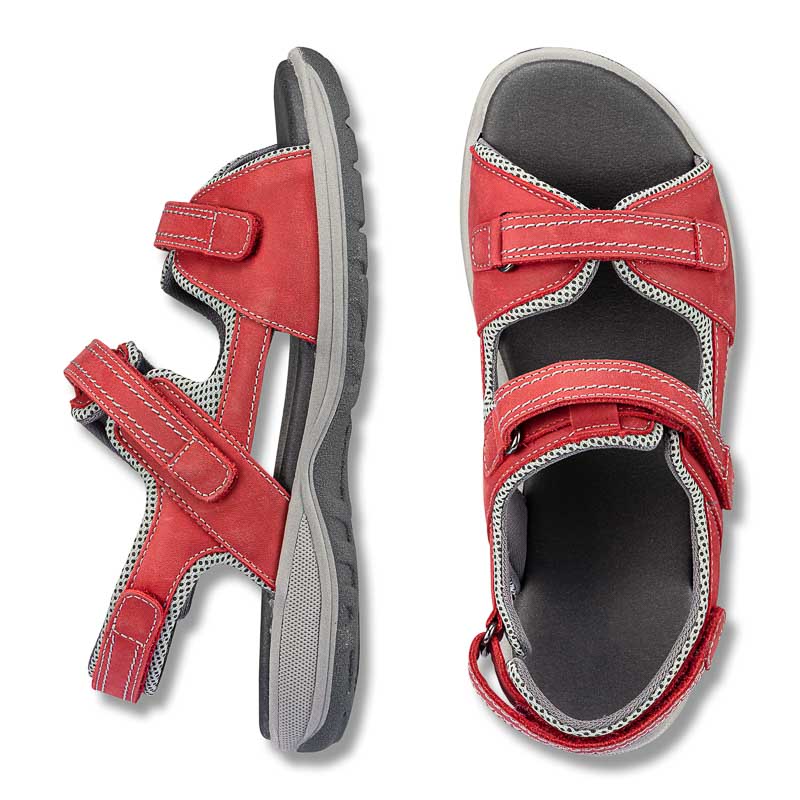 Chaussures de confort Helvesko : modle Sama, rouge Image 2