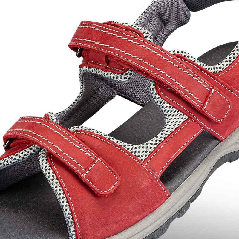 Chaussures de confort Helvesko : modle Sama, rouge Image 4