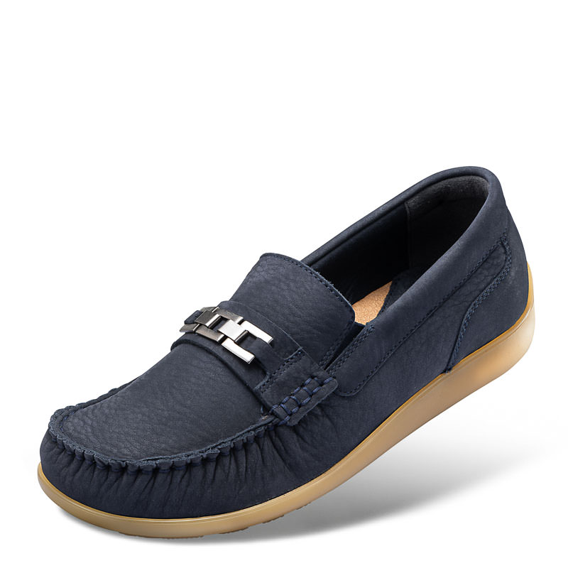 Chaussure confort dansko : ALMA, bleu fonc (cuir nubuck) Image 3