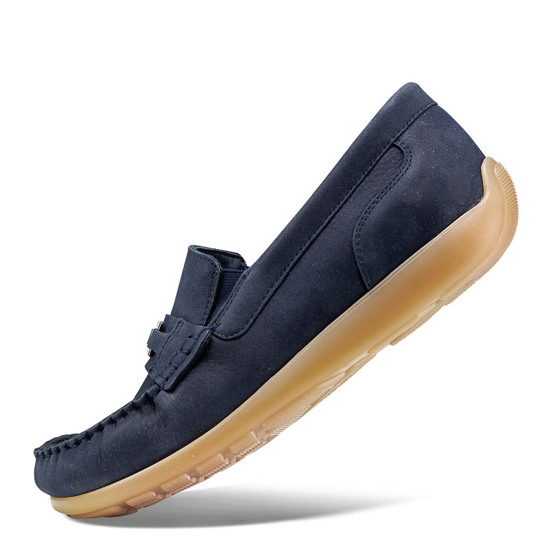 Chaussure confort dansko : ALMA, bleu foncé (cuir nubuck) Image 4