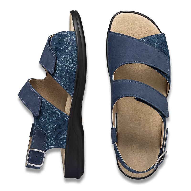 Chaussures de confort LadySko : modle Saphira, bleu Image 2