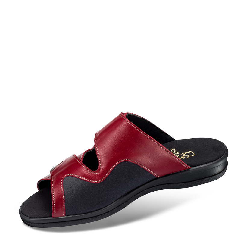 Chaussures de confort LadySko : modle Dina, rouge Image 3