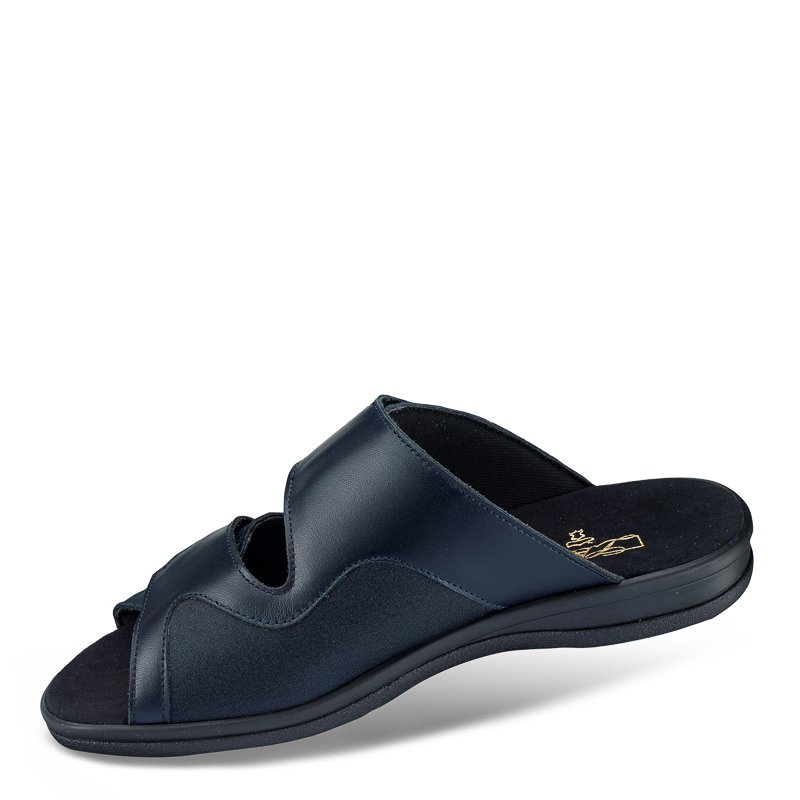 Chaussures de confort LadySko : modle Dina, bleu fonc Image 3