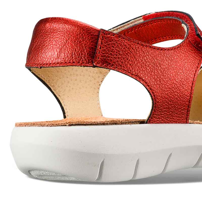 Chaussure confort Helvesko : KIRSTIN, rouge Image 3