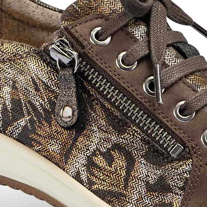 Chaussure confort Helvesko : VERENA, marron (cuir nubuck) Image 3