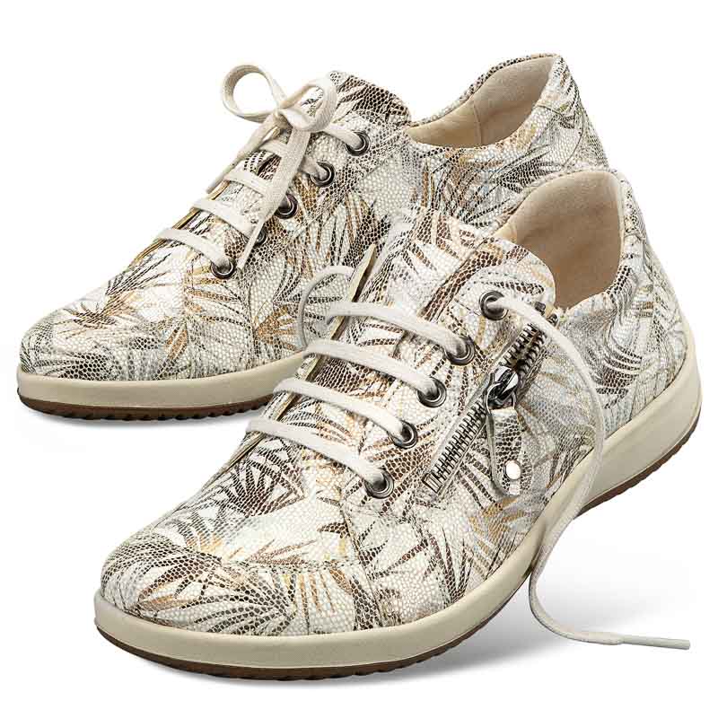 Chaussure confort Helvesko VERENA blanc multi cuir nappa