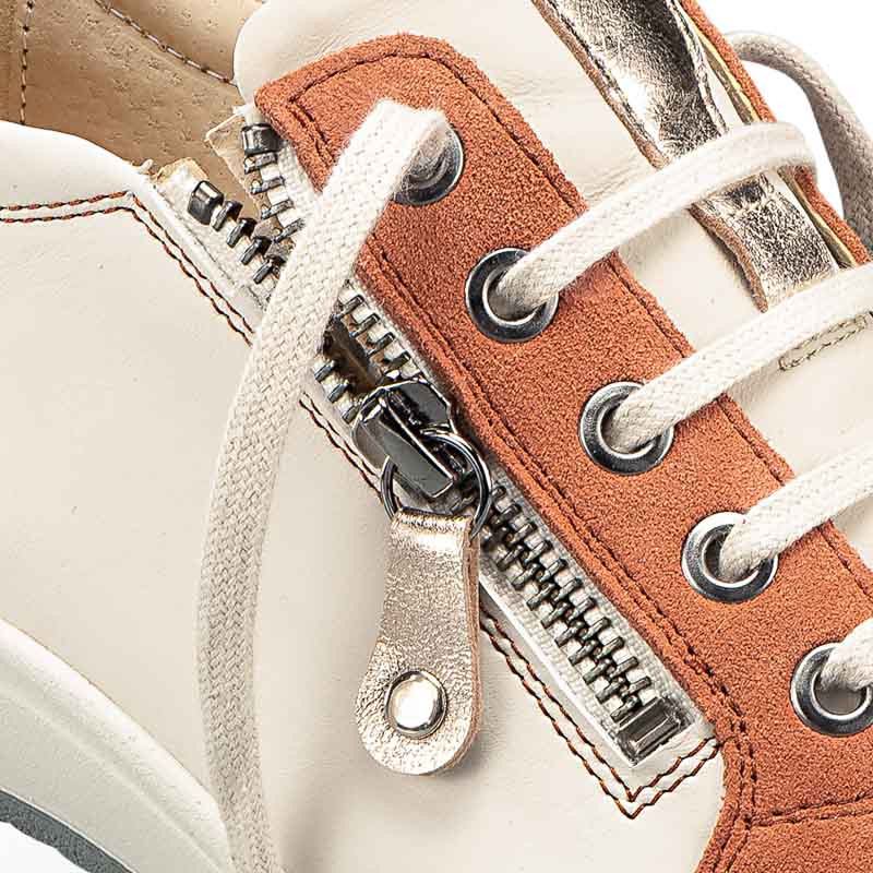 Chaussure confort Helvesko : VERENA, rouille/beige Image 4