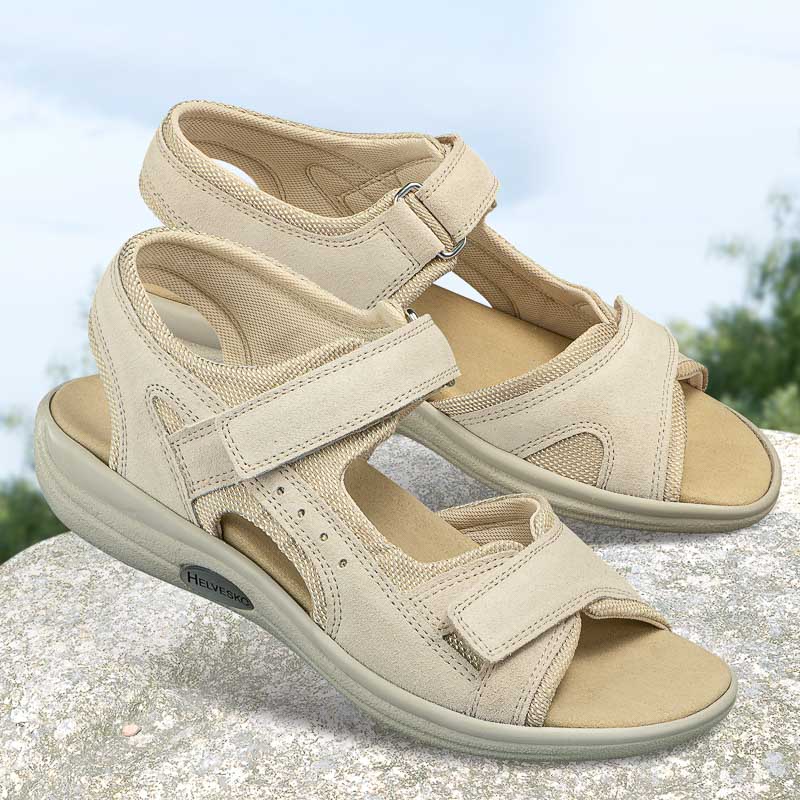 Chaussures de confort Helvesko : modle Bay, beige