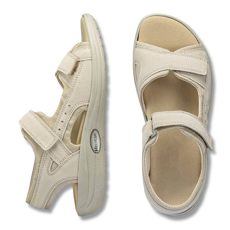 Chaussures de confort Helvesko : modle Bay, beige Image 2