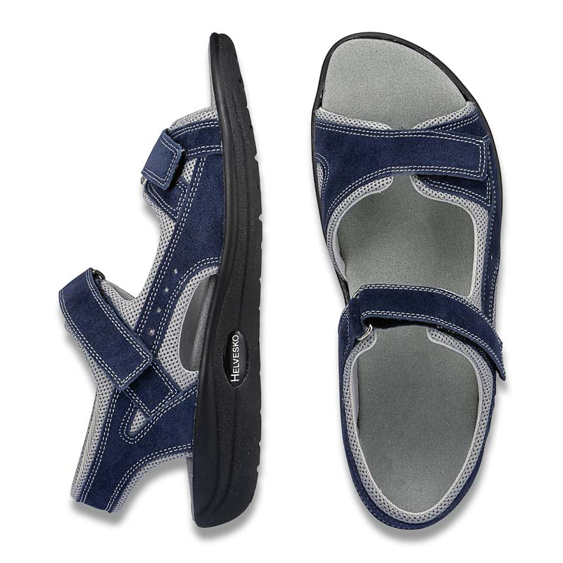 Chaussures de confort Helvesko : modle Bay, bleu Image 2
