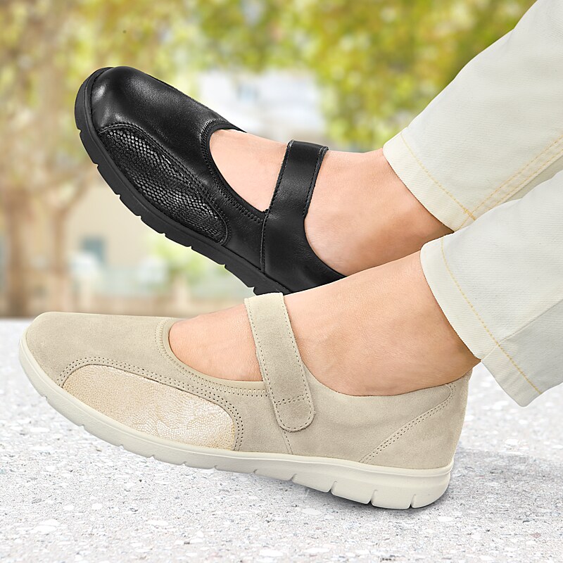 Chaussures de confort Helvesko : mod�le Bettina, beige Image 3