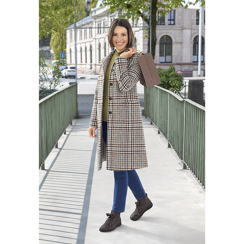 Chaussure confort Helvesko : ANGELINA, gris (cuir nubuck) Image 2