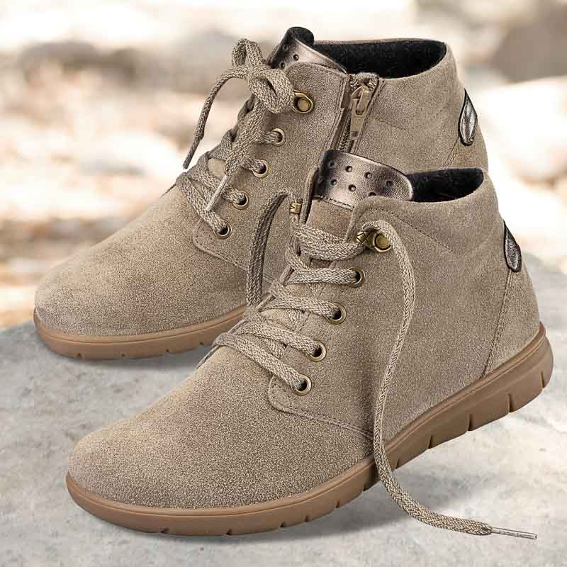 Chaussures de confort Helvesko : modle Happy, beige