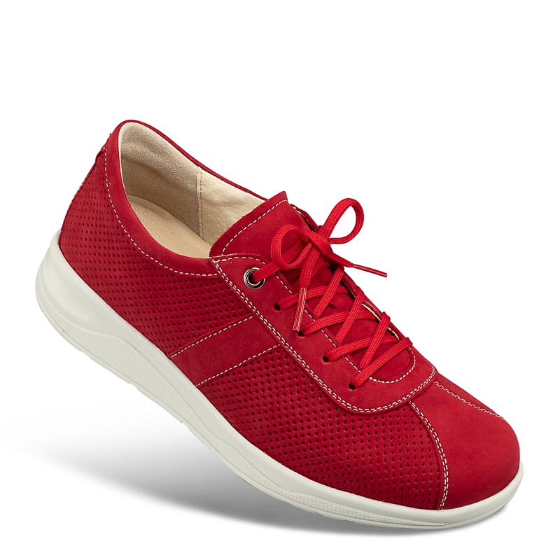 Chaussure confort LadySko : URSULA, rouge