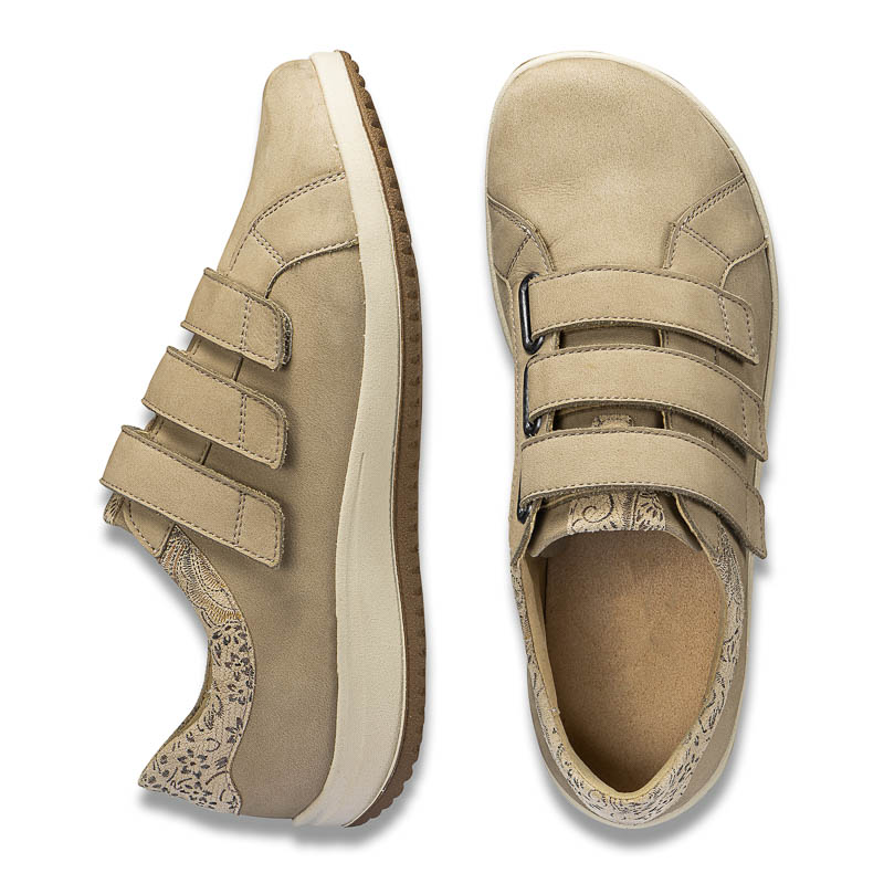 Chaussures de confort Helvesko : modle Petra, beige Image 2