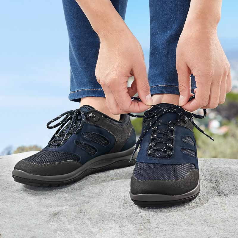 Chaussure confort Helvesko ATHLETIC bleu fonc pour femme Nos