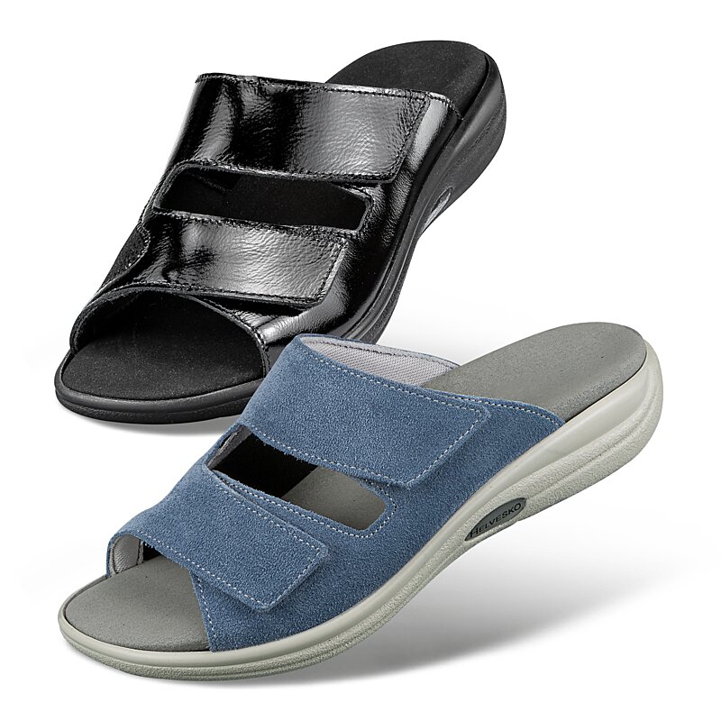Mules de confort Helvesko : mod�le Helene