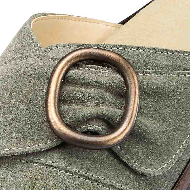 Chaussure confort Helvesko : ANETTE, gris-vert Image 4