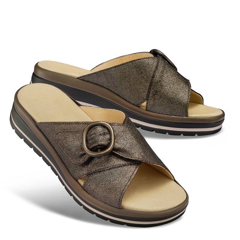 Chaussure confort Helvesko : ANETTE, vieil or