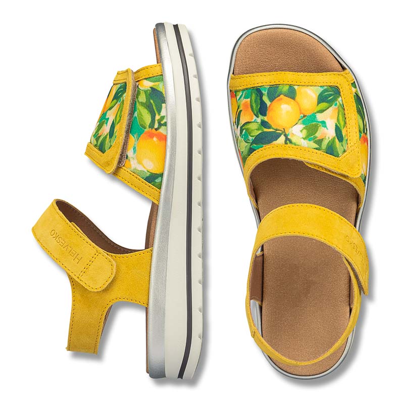 Chaussures de confort Helvesko : modle Romilla, jaune Image 2