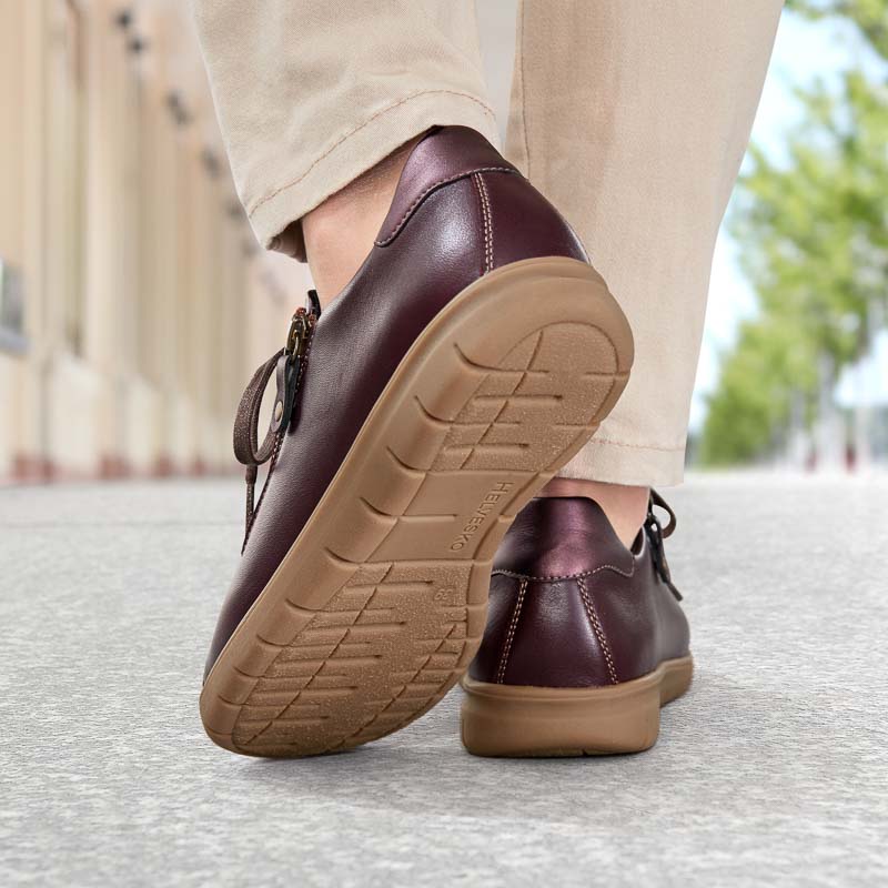 Chaussure confort Helvesko : MAXI, aubergine Image 2