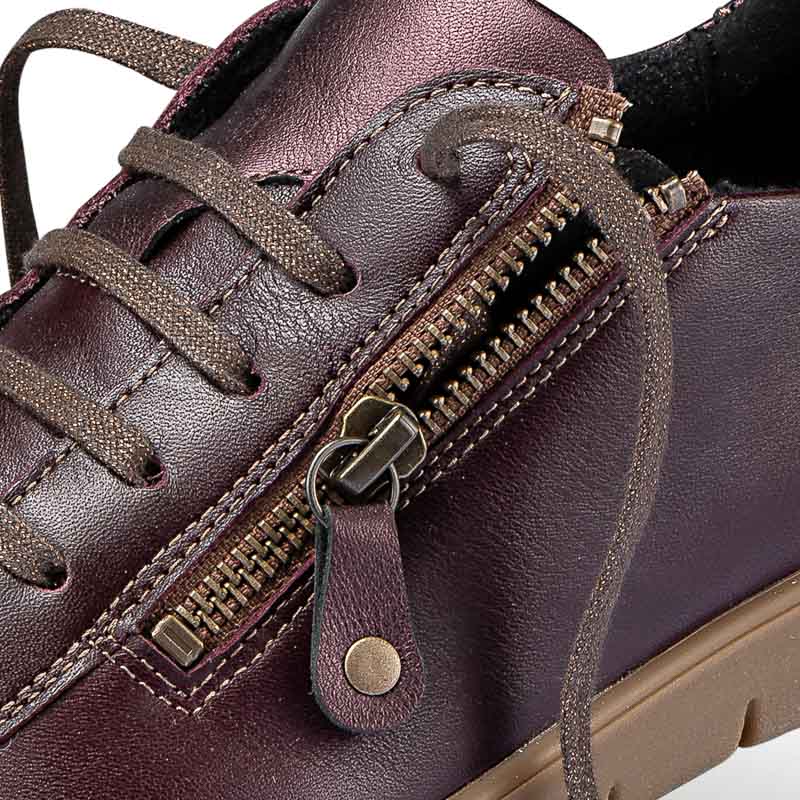 Chaussure confort Helvesko : MAXI, aubergine Image 3