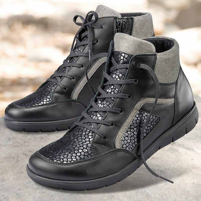 Chaussures de confort Helvesko : modle Rosalinde, noir