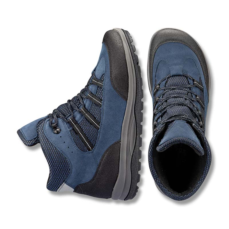 Chaussures de confort Helvesko : modle Journey Lady, bleu fonc Image 2