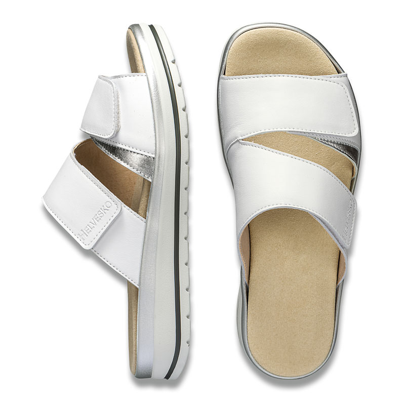 Chaussures de confort Helvesko : modle Bonnie, blanc Image 2