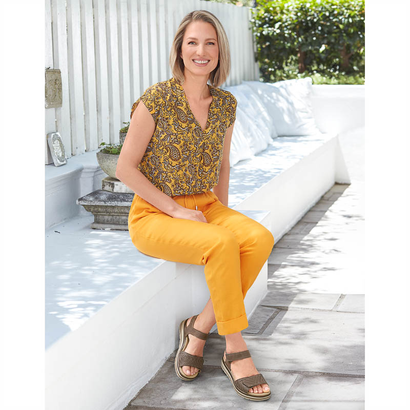 Chaussures de confort Helvesko : modle Lexie, blanc Image 3