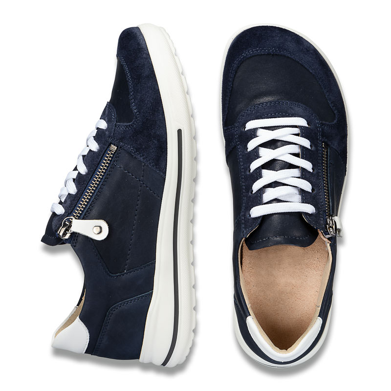 Chaussures de confort Helvesko : modle Heather, bleu fonc Image 2