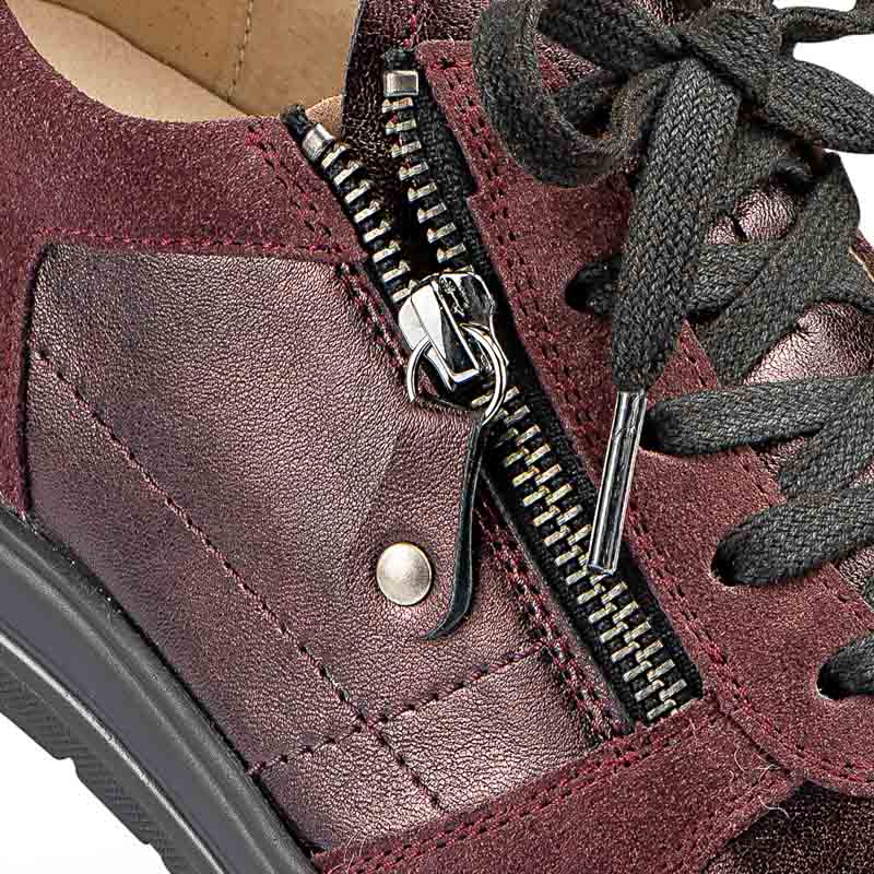 Chaussures de confort Helvesko : mod�le Heather, bordeaux Image 4