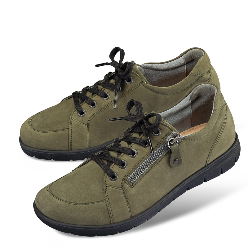 Chaussures de confort Helvesko : mod�le Feeling, olive