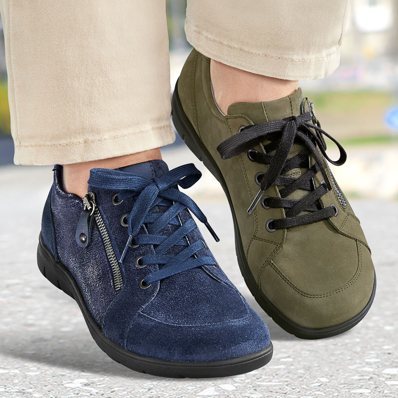 Chaussures de confort Helvesko : mod�le Feeling, olive Image 3