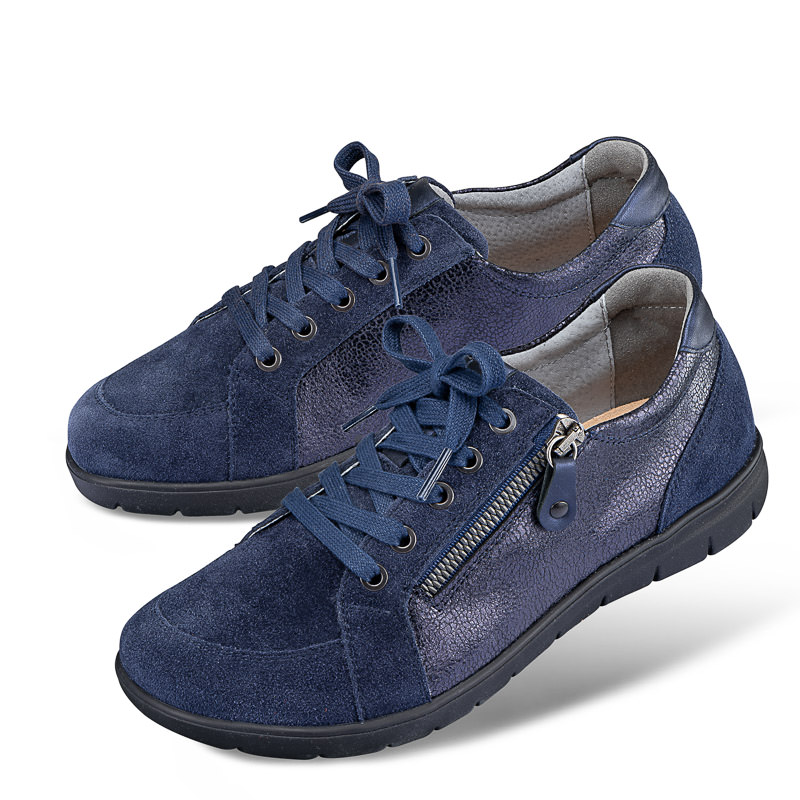 Chaussures de confort Helvesko : mod�le Feeling, bleu fonc�