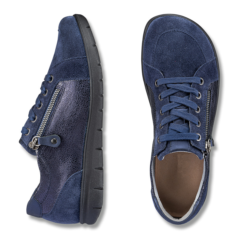 Chaussures de confort Helvesko : mod�le Feeling, bleu fonc� Image 2