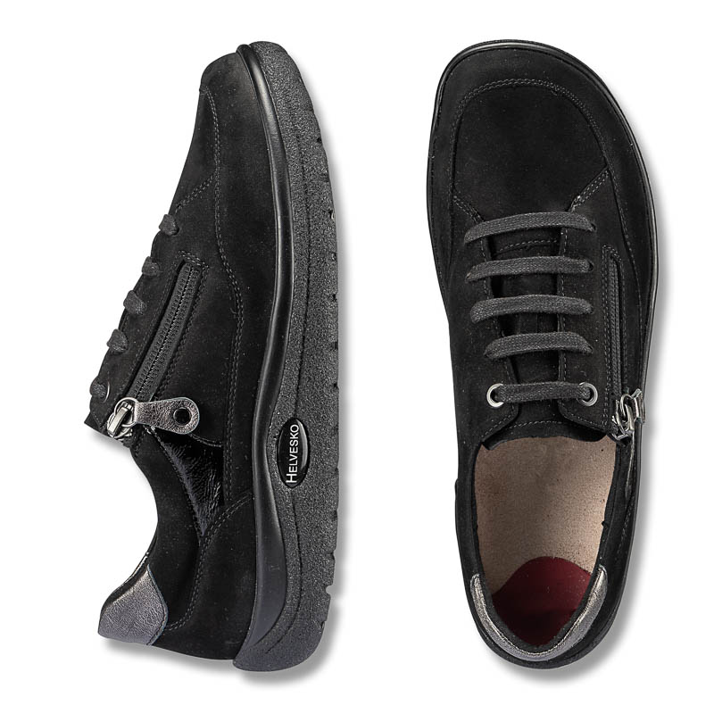 Chaussures de confort Helvesko : modle Optima, noir Image 2